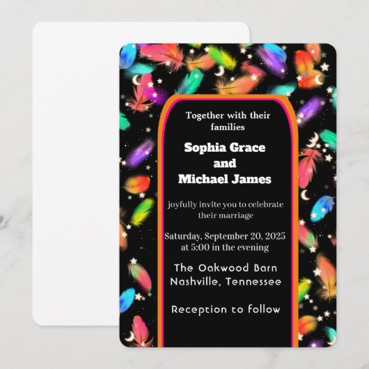 Elegant Green Leaves Natuur Design | Minimal Botan Kaart (Voorkant / Achterkant)