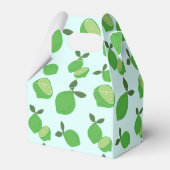Elegant Green Limoen Party Bedankdoosjes (Achterkant)