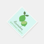 Elegant Green Limoen Party Servet (Hoek)