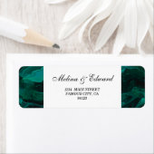 Elegant Green Marble Address Label (Insitu)