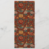 Elegant Green Minimalist Menu (Achterkant)