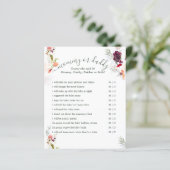 ELEGANT GREEN, ORANGE, RED & WINE BABY SHOWER GAME (Staand voorkant)