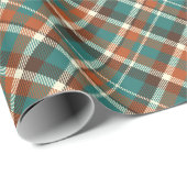 Elegant Green Oranje Vintage Play Cadeaupapier (Rol Hoek)