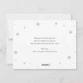 Elegant Green Photo Collage kerstKaarten Feestdagenkaart (Achterkant)