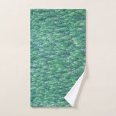 Elegant Green Pine Trees Artwork | Handdoekset Bad Handdoek (Handdoek)