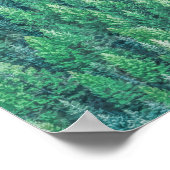 Elegant Green Pine Trees Artwork | POSTER (Hoek)