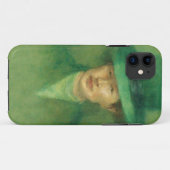 Elegant Green Portrait Art Mobile Hoesje (Achterkant (horizontaal))