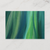 Elegant Green Professional Business Kaart Visitekaartje (Achterkant)