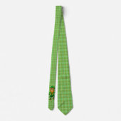 Elegant Green Pset St Patricks Day Stropdas (Achterkant)