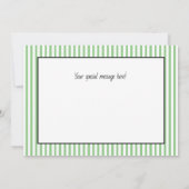 Elegant Green Ribbon Transplant Gefeliciteerd Notitiekaartje (Achterkant)