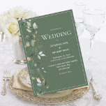 Elegant Green Rustic Eucalyptus Gold Wedding Kaart<br><div class="desc">Deze mooie huwelijksuitnodiging is bijtend,  maar elegant,  met goudglitterspatten vermengd met de waterverf groene garland op een diepe groene achtergrond. Dit is een prachtige huwelijksuitnodiging voor deze speciale tijd in je leven. Bedankt om mij toe te staan deel te nemen aan je vreugde. 100% klanttevredenheid met "Zazzle"</div>