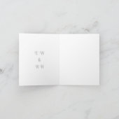 Elegant Green Sparkle Design voor bruiloft Aankondiging (Binnen)