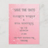 Elegant Green Sparkle Design voor bruiloft Briefkaart (Voorkant)