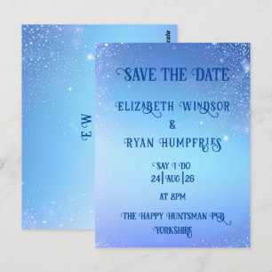 Elegant Green Sparkle Design voor bruiloft Briefkaart