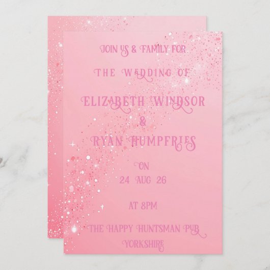 Elegant Green Sparkle Design voor thema Kaart (Voorkant / Achterkant)