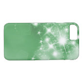 Elegant Green Sparkle Faux Folie Case-Mate iPhone Case (Achterkant (Horizontaal))