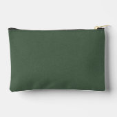 Elegant Green Textured Accessory Carry Pouch Etui (Achterkant)