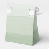 Elegant Green Wedding Bedankdoosjes (Achterkant)