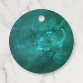 Elegant Green Wedding Bedankjes Labels (Achterkant)