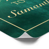 Elegant Green Wedding Poster (Hoek)