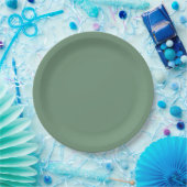 Elegant Green Winter Paper Bord (Feest)