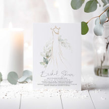 Elegant Greenery and Wedding Dress Vrijgezellenfee