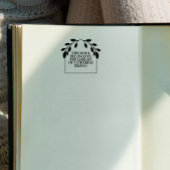 Elegant Greenery Arch Dit boek behoort tot Rubberstempel