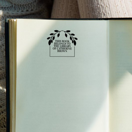 Elegant Greenery Arch Dit boek behoort tot Rubberstempel