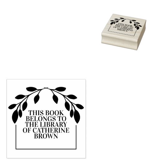 Elegant Greenery Arch Dit boek behoort tot Rubberstempel (Gestempeld)