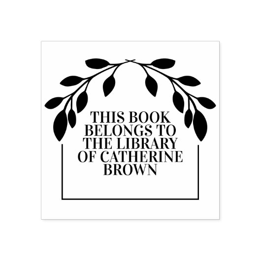 Elegant Greenery Arch Dit boek behoort tot Rubberstempel (Afrduk)