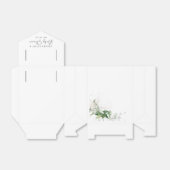 Elegant Greenery Baby shower Favor Box Bedankdoosjes (Uitgevouwen)