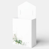 Elegant Greenery Baby shower Favor Box Bedankdoosjes (Geopend)