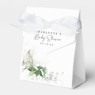 Elegant Greenery Baby shower Favor Box Bedankdoosjes