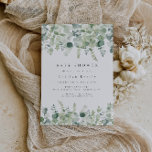 Elegant Greenery Baby shower Invitation Kaart<br><div class="desc">Dit is een eenvoudige, elegante eucalyptus baby shower uitnodiging met waterverf groene elementen en een modern lettertype. Bewerk alle bewoordingen en alle kleuren* op deze bruiloft programma sjabloon. * de kleur van de waterverf groen zijn niet bewerkbaar // Voor overeenkomende items, bezoek dan het "ASHTON" collectie in de Sincerely By...</div>