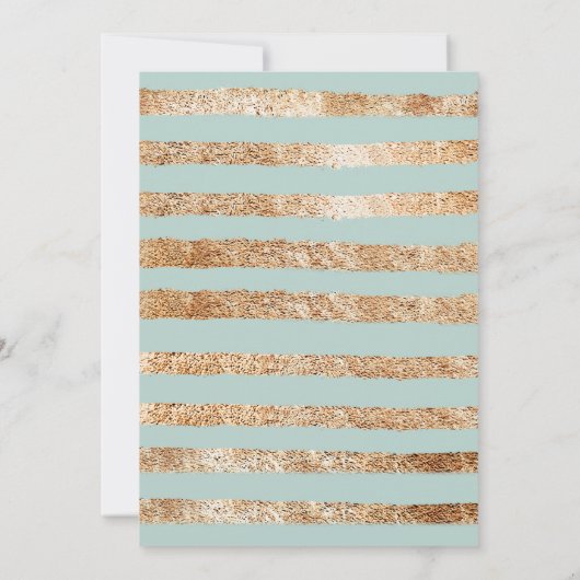 Elegant Greenery Baby shower Invitation Kaart (Achterkant)