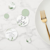 Elegant Greenery Baby shower Table Confetti (Groep)