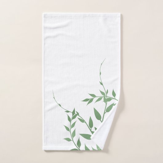 Elegant Greenery Bad Handdoek (Handdoek)