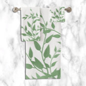 Elegant Greenery Bad Handdoek