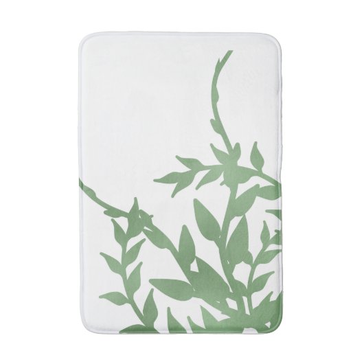 Elegant Greenery Badmat (Voorkant Verticaal)