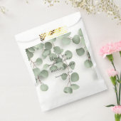 Elegant Greenery Botanical Bedankzakje (Gezegeld)