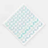 Elegant Greenery Botanical Tropical Leaves Pattern Servet (Hoek)