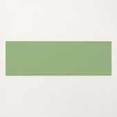 Elegant Greenery Botanical Tropical Leaves Pattern Yogamat (Achterkant (horizontaal))