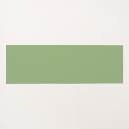 Elegant Greenery Botanical Tropical Leaves Pattern Yogamat (Achterkant (horizontaal))