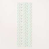 Elegant Greenery Botanical Tropical Leaves Pattern Yogamat (Voorkant)