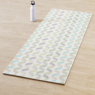 Elegant Greenery Botanical Tropical Leaves Pattern Yogamat