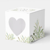 Elegant Greenery Botanical Wedding Favor Box Bedankdoosjes (Voorkant Zijde)