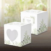 Elegant Greenery Botanical Wedding Favor Box Bedankdoosjes