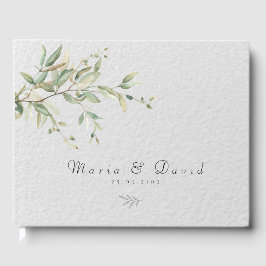 Elegant Greenery Botanical Wedding Invitation Gastenboek