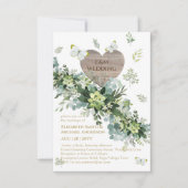 Elegant Greenery Butterflies Sage Foliage Wedding (Voorkant)