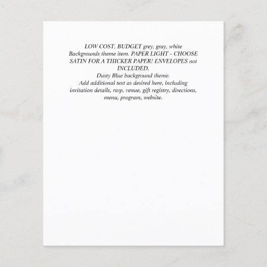 Elegant Greenery Butterflies Wedding Invitations Flyer (Achterkant)